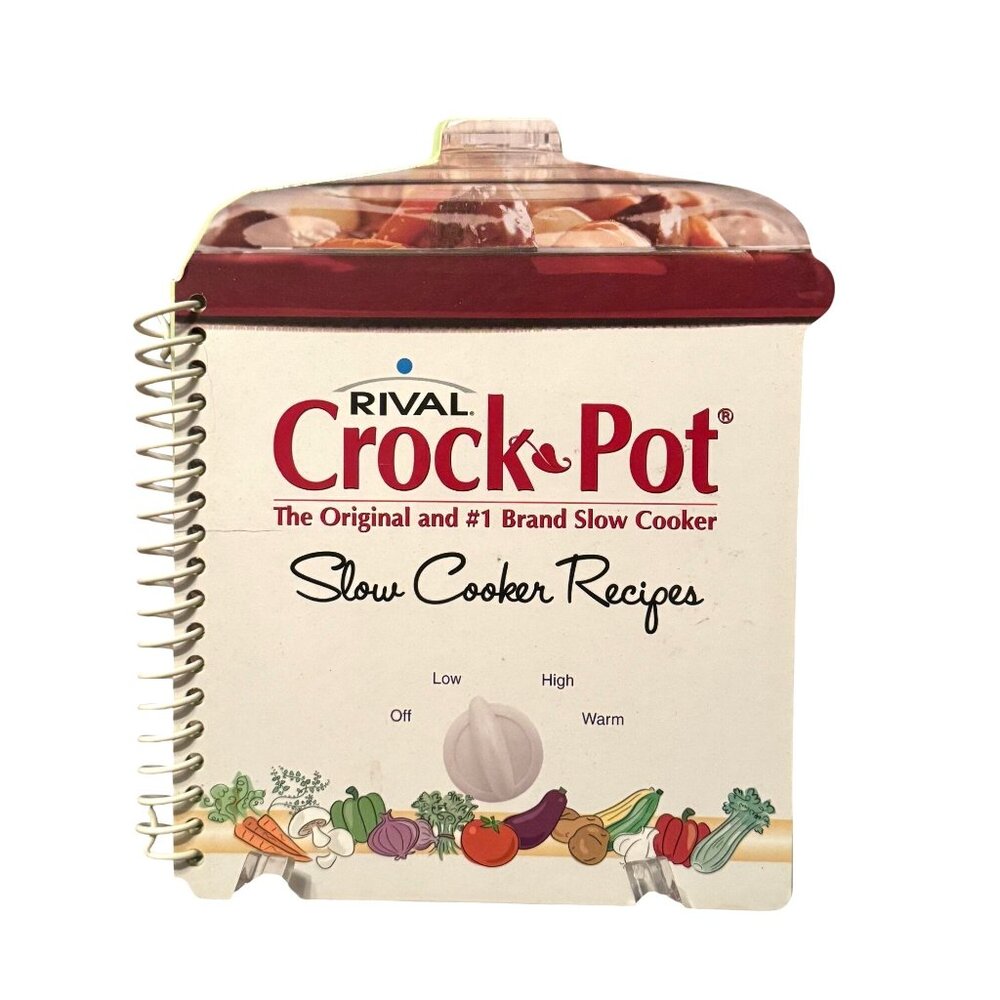 Rival Crock-Pot Slow Cooker Recipes Cookbook Spiral Bound